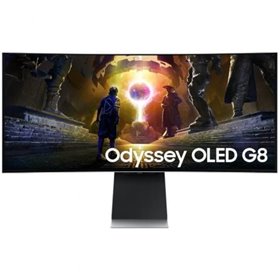 Monitor Gaming Ultrapanorámico Curvo Samsung G8 Odyssey OLED S34DG850SU 34"/ WQHD/ 0.03ms/ 175Hz/ Multimedia/ Regulable en Altur