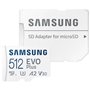 Tarjeta de Memoria Samsung EVO Plus 2023 512GB microSD XC con Adaptador/ Clase 10/ 160MBs