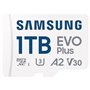 Tarjeta de Memoria Samsung EVO Plus 2024 1TB microSD XC con Adaptador/ Clase 10/ 160MBs