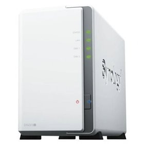 NAS Synology Diskstation DS223J/ 2 Bahías 3.5"- 2.5"/ 1GB DDR4/ Formato Torre