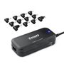 Cargador de Portátil TooQ TQLC-90BS02AT/ 90W/ Automático/ 12 Conectores/ Voltaje 12-20V/ 1 USB