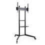 Soporte de Suelo Inclinable con Ruedas TooQ FS1170M-B para TV de 37-70"/ hasta 50kg