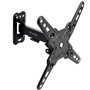 Soporte de Pared Extensible/ Giratorio/ Inclinable TooQ LP1343TN-B para TV de 13-43"/ hasta 20kg