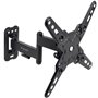 Soporte de Pared Extensible/ Giratorio/ Inclinable TooQ LP1344TN-B para TV de 13-43"/ hasta 20kg