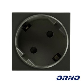 Módulo Schuko 45X45Mm P/ Encastrar Or-Gm-9010/B Orno