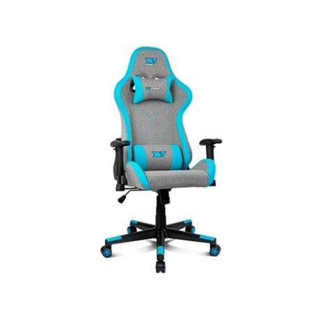 Cadeira gaming drift dr90 pro cinza - azul