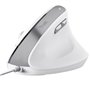 Ratón Ergonómico Trust Bayo II/ Hasta 2400 DPI/ Blanco