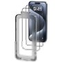 Protector de Pantalla de Cristal Templado Vention KUJTCA-10 para iPhone 15 + Herramienta de Instalación Antipolvo