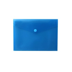 Bolsa Porta Documentos com Mola Din A5 Azul