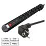 Tomada Elétrica C/ 10 Saídas Interruptor Proteção 1.5M Edh