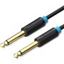 Cabo Mono Vention BAABG, Jack 6.5 Macho - Jack 6.5 Macho, 1.5m, Preto