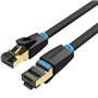 Cabo de Rede RJ45 SFTP Vention IKABN Cat.8, 15m, Preto
