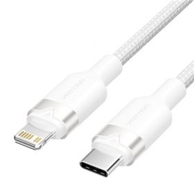 Cabo USB Tipo-C Lightning Vention LALWH, USB Tipo-C Macho - Lightning Macho, 27W, 480Mbps, 2m, Branco
