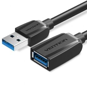 Extensão USB 3.0 Vention VAS-A45-B150, USB Macho - USB Fêmea, 5Gbps, 1.5m, Preto