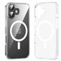 Funda Dura com Magsafe Vention KUGT0-20, Compativel com iPhone 16 Plus, Transparente