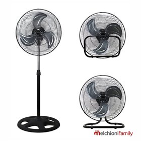 Ventoinha Industrial 3 Em 1 45W Ø45cm 3 Velocidades Mfamily Ventoinha Industrial 3 Em 1 45W Ø45cm 3 Velocidades Mfamily