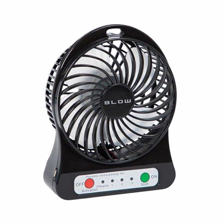 Ventoinha Portátil 4.5W 10cm USB Recarregável