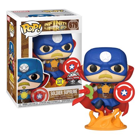 Funko Pop! Marvel Infinity Warps Supreme Soldier Glow In The Dark Exclusive 36820