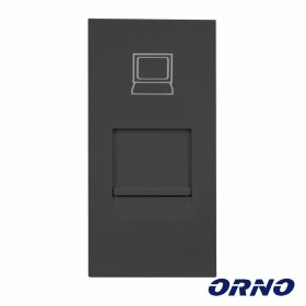 Módulo Rj45 22.55X45Mm P/ Encastrar Or-Gm-9010/B Orno