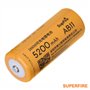 Pilha Lítio 26650 3.7V 5200mAh SUPERFIRE
