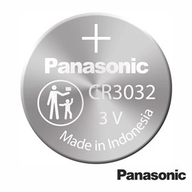 Pilha Lítio Botão CR3032 3V 500mAh PANASONIC