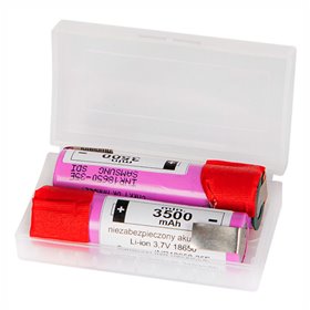 Pilha Lítio 18650 3.7V 3500MA C/ Patilhas Pack 2un SAMSUNG