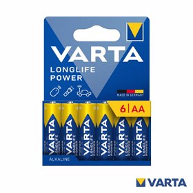 Pilha Alcalina LR6/AA 1.5V 6x Longlife Power VARTA