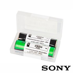 Bateria Lítio 18650 3.6V 2600MA C/ Patilhas Pack 2un SONY