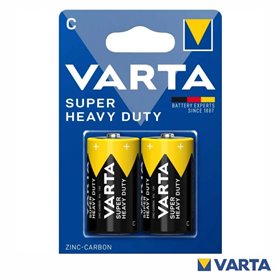 Pilha Zinco-Carvão Superlife R14/C 1.5V 2x Blister VARTA