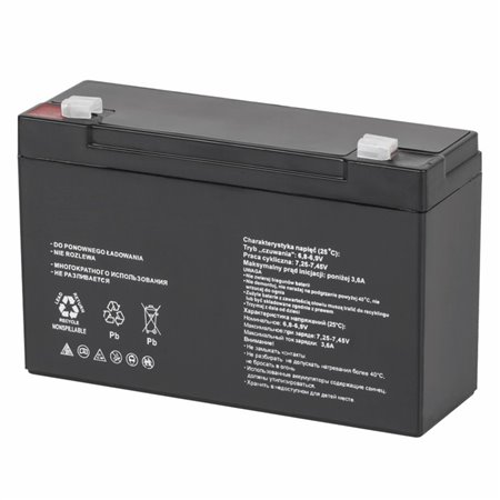 Bateria Chumbo 6V 12Ah