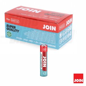 Pilha Zinco-Carvão LR03/AAA 1.5V 50x SUPER QUALITY JOIN