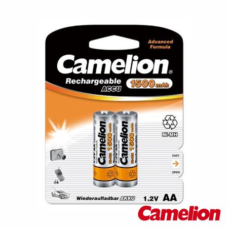 Bateria Ni-Mh AA 1.2V 1500mAh 2x Blister CAMELION