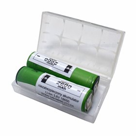 Pilha 18650 3.6V 2600mA C/ Patilhas Pack 2un SONY