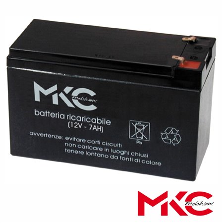 Bateria Chumbo AGM 12V 7A MKC