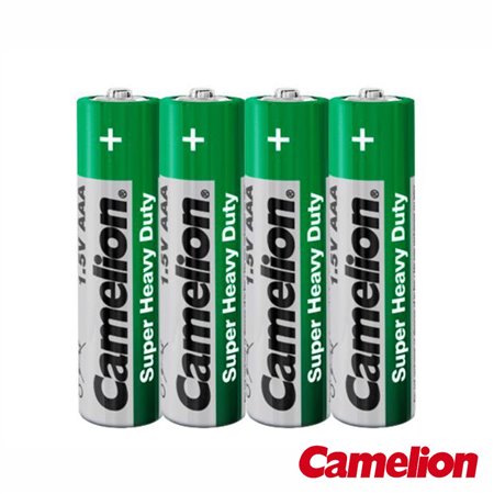 Pilha Zinco-Carvão LR03/AAA 1.5V 4x CAMELION