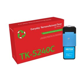 Xerox Everyday Kyocera TK5240 Toner Cyan Remanufaturado  Xerox Everyday Kyocera TK5240 Toner Cyan Remanufaturado
