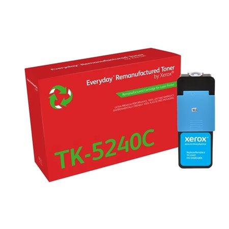 Xerox Everyday Kyocera TK5240 Toner Cyan Remanufaturado 