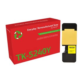 Xerox Everyday Kyocera TK5240 Toner Amarelo Remanufaturado  Xerox Everyday Kyocera TK5240 Toner Amarelo Remanufaturado