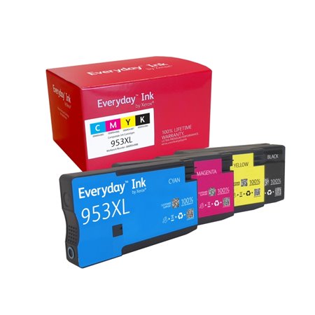 Xerox Everyday HP 953XL Pack de 4 Cartuchos de Tinta Remanufacturados 