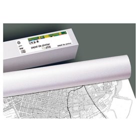 Rolo de Papel Fabrisa Plus para Plotter 90gr - Medidas 610mm x 50m Rolo de Papel Fabrisa Plus para Plotter 90gr - Medidas 610mm x 50m