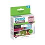 Dymo Durable Pack de 160 Etiquetas Originais para Rotuladora Texto Preto sobre Fundo Branco 25mmx54mm 2112283