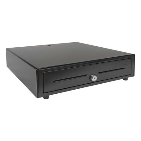 Gaveta de dinheiro elétrica Unykach - 12 compartimentos - Abertura manual e automática - Conexão RJ11