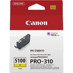 Canon PFI5100 Amarelo Tinteiro Original PFI5100Y/6955C001