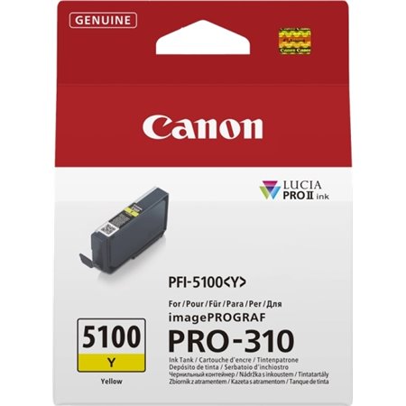 Canon PFI5100 Amarelo Tinteiro Original PFI5100Y/6955C001