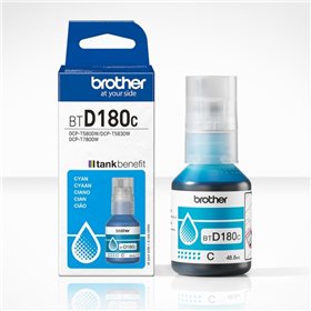 Brother BTD180C Cyan Garrafa de Tinta Original BTD180C