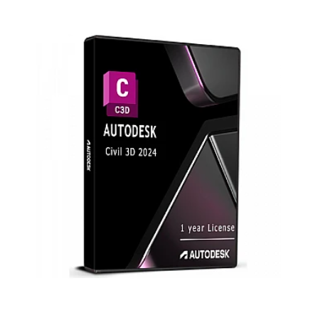 Autodesk Civil 3D 2024 ESD 1 Ano - 1 PC - Chave de Ativação