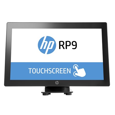 HP RP9 G1 Retail System, Celeron G3900, RAM 4GB, SSD 128GB, 15.6" HD, Touchscreen (Pé genérico)