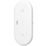 Carregador Wireless, 2 em 1, Hoco CW23 – Branco