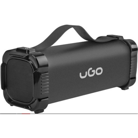 uGo Coluna de Som Wireless Mini Bazooka 2.0 - Preto - UBS-1484