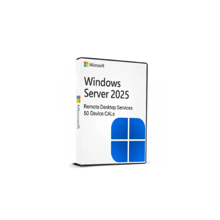 Microsoft Windows Server 2025 - Remote Desktop Services - 50 Device CALs - ESD